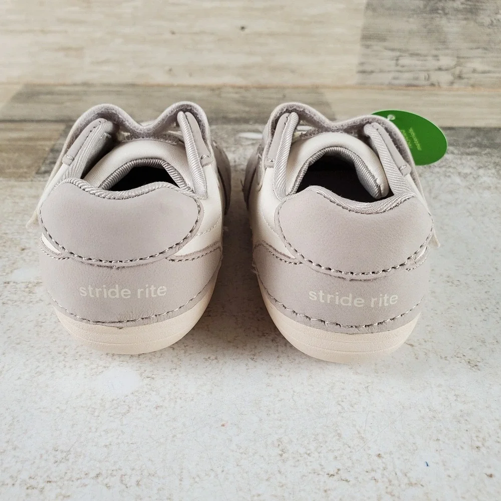 Stride Rite SM Waverly Girls Infant Shoes Sz 6 Wide Leather Lace-Up Sneaker